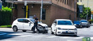 Vigliano Biellese, scontro tra auto in via Milano: traffico rallentato - Foto Riccardo Tosi