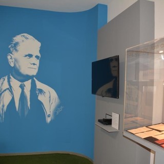 L'interno del Museo a lui dedicato a Ponderano