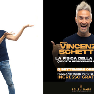 Vincenzo Schettini arriva a Bolle di Malto: domani a Biella “La fisica della birra”