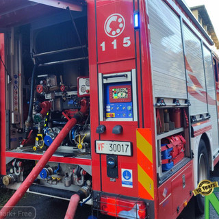 Scintille dal quadro elettrico, intervento dei Vigili del Fuoco a Quaregna Cerreto, foto archivio