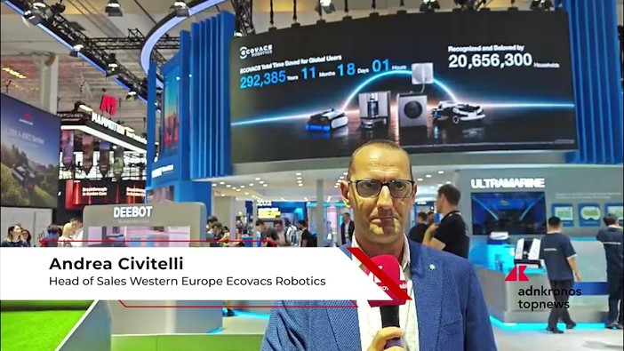 Tech, Ifa 2026: Civitelli (Ecovacs Robotics): "Leader globali in robotica per pulizia di casa"