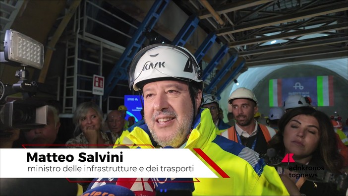 Salvini: "Ampliamento A1 per un'Italia più moderna, sicura e veloce"