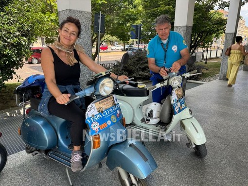 Al via i festeggiamenti per i 75 anni di Vespa Club Biella: oltre 200 i mezzi iscritti al Raduno FOTO e VIDEO Davide Finatti per newsbiella.it