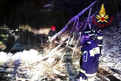 Maltempo in Valsesia e nella zona collinare: numerosi interventi dei Vigili del Fuoco