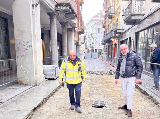 Biella, riqualificazione di via Italia: Franceschini presente al via del secondo lotto del cantiere