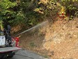 Incendio Monte Barone, continue riaccensioni sopra Le Piane: dieci lanci del Canadair Incendio Monte Barone, continue riaccensioni sopra Le Piane: dieci lanci del Canadair