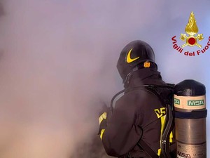 Grosso spavento a Chiavazza, principio d’incendio ad un autocarro (foto di repertorio)