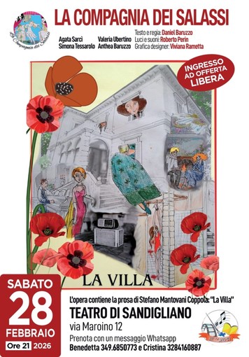 La Compagnia dei Salassi porta “La Villa” sul palco di Sandigliano