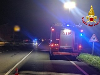 Dal Nord/Ovest, Incidente stradale a Prarolo, intervengono i Vigili del Fuoco