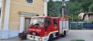 Camino in fiamme a Sagliano Micca, i Vigili del Fuoco evitano il peggio