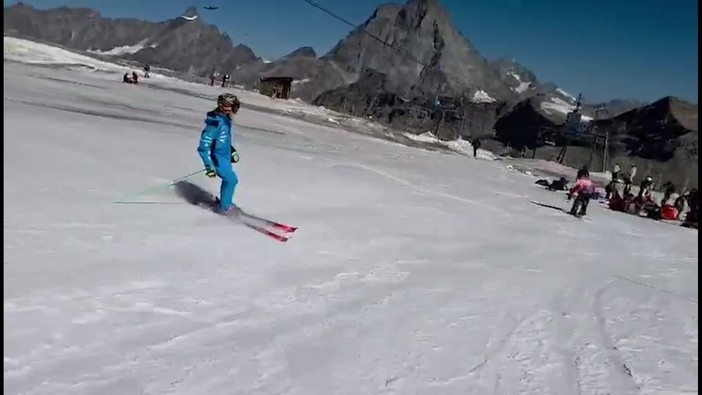 Sci, Federica Brignone torna in pista a Cervinia