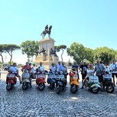 Da Biella a Roma per il World Vespa Days FOTO Da Biella a Roma per il World Vespa Days FOTO