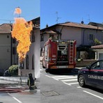Castelletto Cervo, sovrapressione da un bombolone gpl: strada chiusa e 6 abitazioni evacuate FOTO