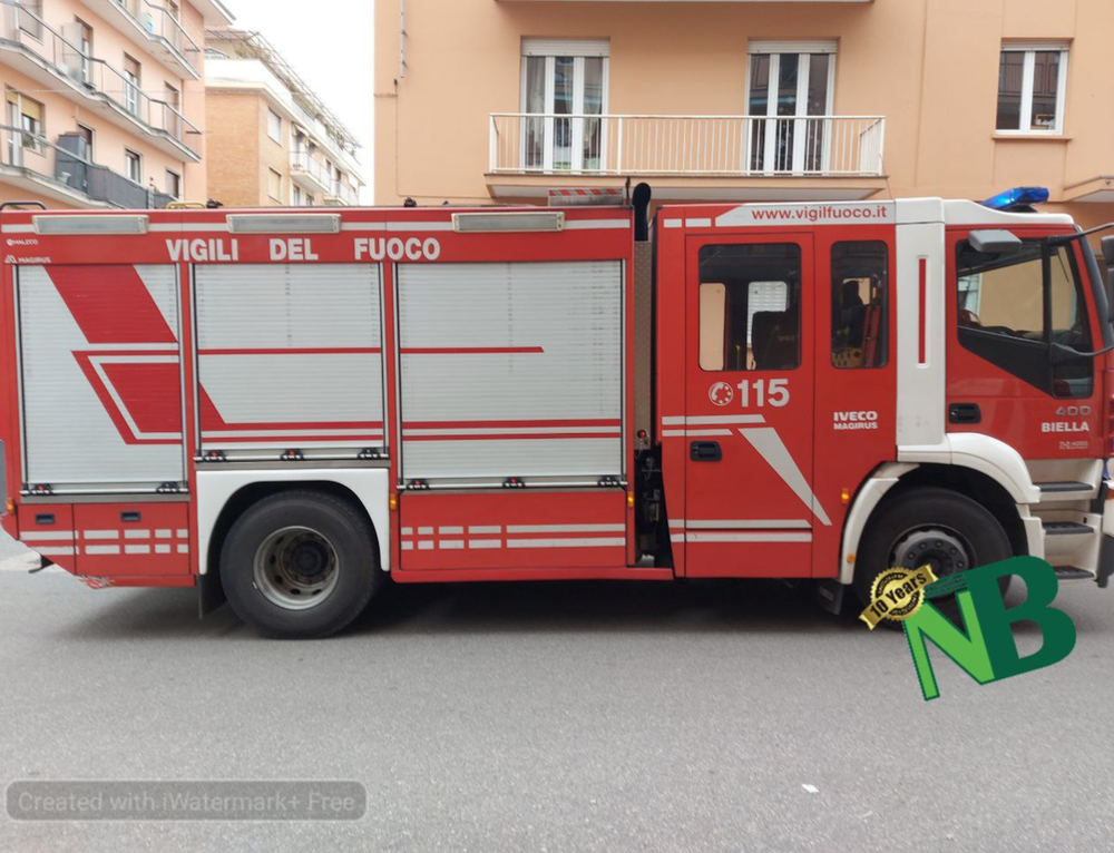 A fuoco canna fumaria, scatta l’allarme a Biella (foto di repertorio)