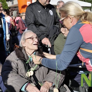Miagliano corre insieme: 104enne e 92enne emozionano al Villa Poma Trail FOTO Davide Finatti per newsbiella.it
