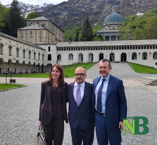 Biella, il ritorno del ministro Sangiuliano a Oropa: pronti 7 milioni per la riqualificazione del Santuario FOTO