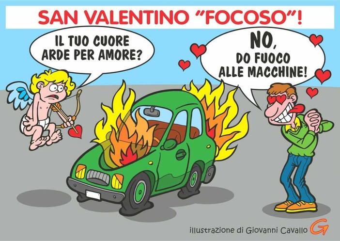 San Valentino in fiamme: a Biella Cupido sbaglia mira