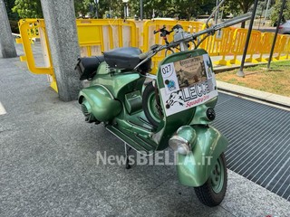 Al via i festeggiamenti per i 75 anni di Vespa Club Biella: oltre 200 i mezzi iscritti al Raduno FOTO e VIDEO Davide Finatti per newsbiella.it