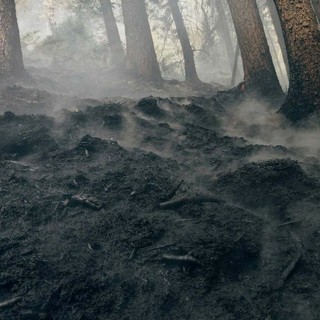 Monte Barone: il peggio è passato, ma l'incendio cela insidie
