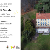 Pettinengo, auguri di Natale a Villa Piazzo: saluti del Sindaco e concerto jazz