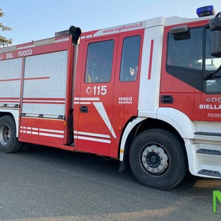 Masserano, auto urta una tubazione: intervento dei Vigili del Fuoco per una perdita di gas (foto di repertorio)