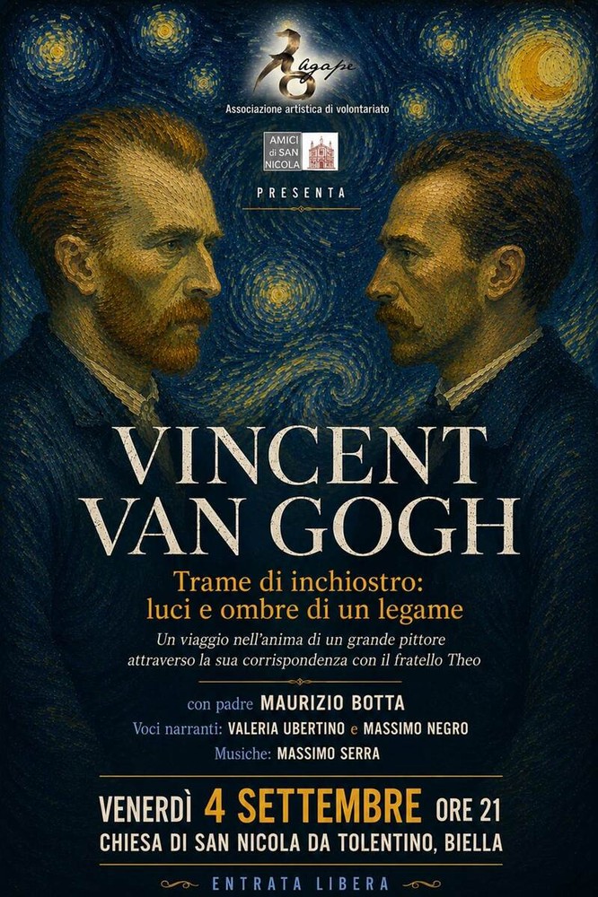 Nella chiesa di San Nicola a Biella un viaggio nel mondo interiore di Vincent Van Gogh
