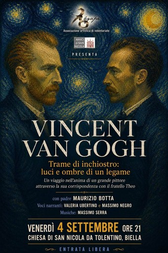 Nella chiesa di San Nicola a Biella un viaggio nel mondo interiore di Vincent Van Gogh Nella chiesa di San Nicola a Biella un viaggio nel mondo interiore di Vincent Van Gogh