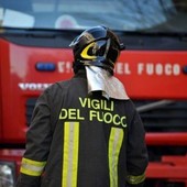 Un cane finisce in una zona impervia della Valle Cervo, recuperato dai Vigili del Fuoco (foto di repertorio)