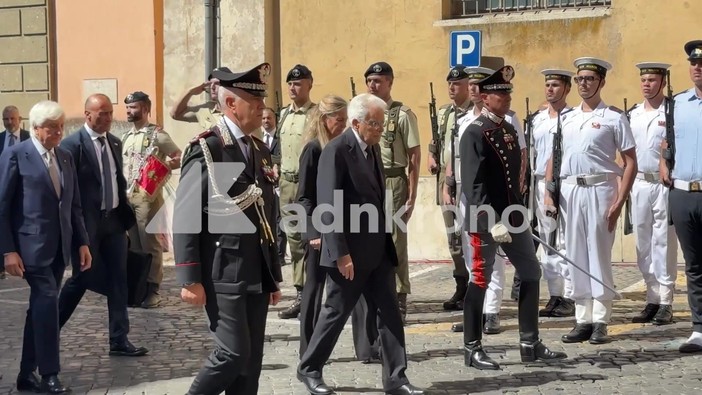 Funerali Emma Bonino, l'arrivo di Mattarella e Meloni in Campidoglio