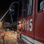 Viverone, a fuoco elettrodomestico, incendio in un’abitazione nella notte, foto vvf di vc