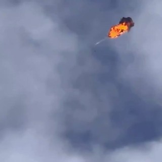 Un MiG-29 ucraino distrugge un drone russo con il suo cannone di bordo