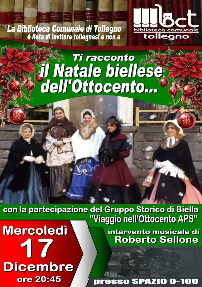 Tollegno: la Biblioteca augura Buon Natale Tollegno: la Biblioteca augura Buon Natale
