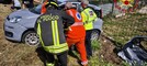 Incidente stradale sulla SP 12, intervento dei Vigili del Fuoco FOTO