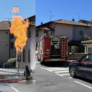 Castelletto Cervo, sovrapressione da un bombolone gpl: strada chiusa e 6 abitazioni evacuate FOTO