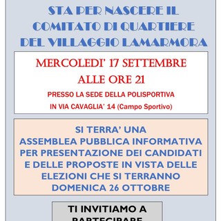 Villaggio Lamarmora e consigli di quartiere, assemblea pubblica mercoledì 17