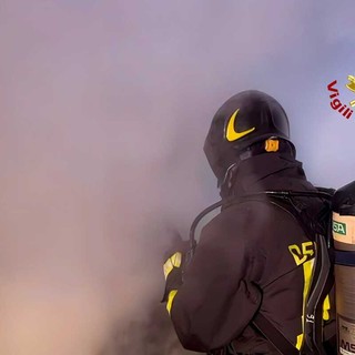 Grosso spavento a Chiavazza, principio d’incendio ad un autocarro (foto di repertorio)