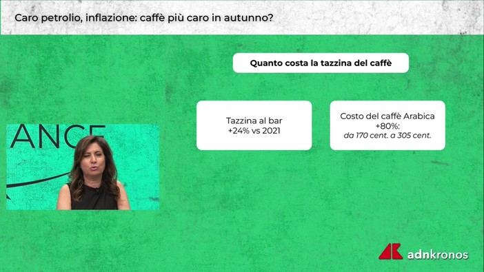 Scocchia (Illy) ad AdnFinance: "Da gennaio rischio tazzina di caffè più cara, oggi 1,25 euro in media"
