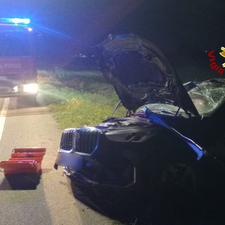 Scontro tra auto e trattore a Buronzo