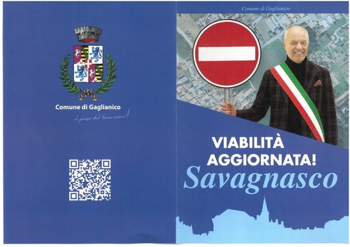 Gaglianico, Savagnasco torna alla viabilità originaria Gaglianico, Savagnasco torna alla viabilità originaria