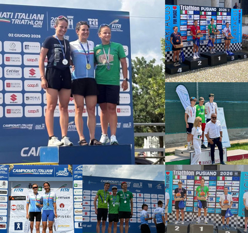Valdigne conferma la 2° posizione nel Campionato Italiano di Società di Triathlon