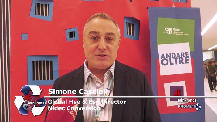 Salone Csr 2026: Cascioli (Nidec Conversion), 'impegno in sostenibilità più credibile se rendicontato'