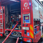 Incendio in cucina a Biella Favaro, fiamme dalla cappa, foto archivio