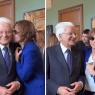 Gianna Nannini bacia... Mattarella: il video virale e la dedica al Presidente della Repubblica
