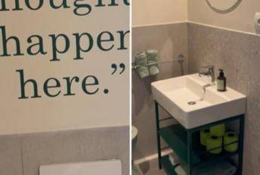 Milano Cortina 2026, il Villaggio olimpico 'ispira' gli atleti anche... nei bagni Milano Cortina 2026, il Villaggio olimpico 'ispira' gli atleti anche... nei bagni