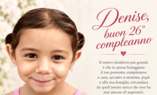 Denise Pipitone, il messaggio della mamma Piera Maggio nel giorno del 26esimo compleanno: "Ovunque tu sia, auguri" Denise Pipitone, il messaggio della mamma Piera Maggio nel giorno del 26esimo compleanno: "Ovunque tu sia, auguri"