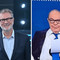 Fazio a 'Tale e Quale Show', Conti gli chiede di imitare Vespa e lui: "Vuoi che cada dalle scale?"