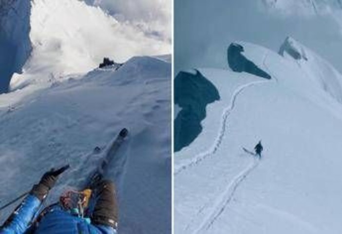 Con gli sci e senza ossigeno giù dall'Everest, l'impresa di Bargiel Con gli sci e senza ossigeno giù dall'Everest, l'impresa di Bargiel