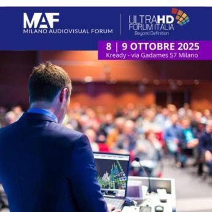 L'8 e il 9 ottobre torna il Milano Audiovisual Forum