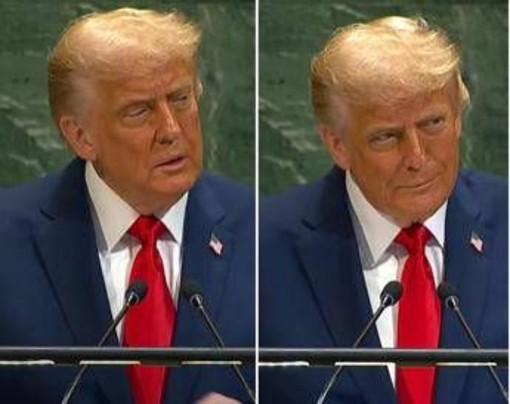 Trump all'Onu, subito un intoppo: "Il gobbo non funziona" Trump all'Onu, subito un intoppo: "Il gobbo non funziona"