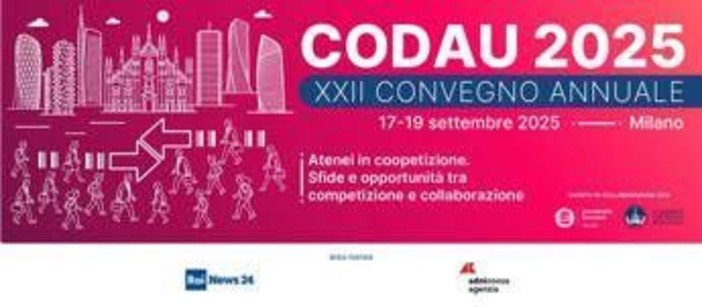 Atenei in 'coopetizione', a Milano convegno annuale Codau Atenei in 'coopetizione', a Milano convegno annuale Codau